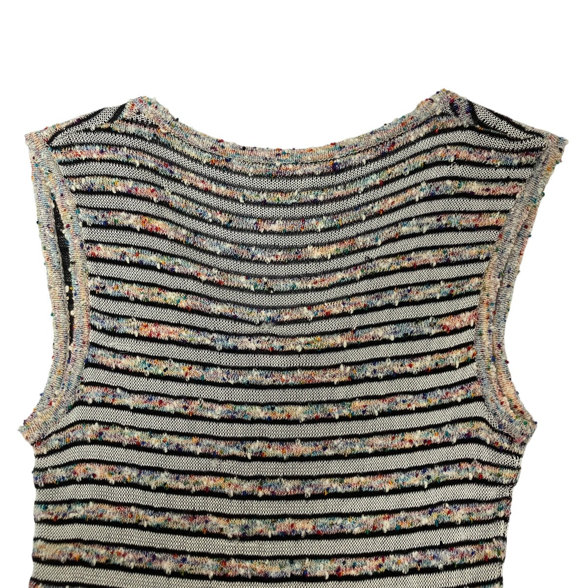 CHANEL ノースリーブ　ツイード　ワンピース 34 CHANEL シャネル ワンピース ツイード ノースリーブ ピンク