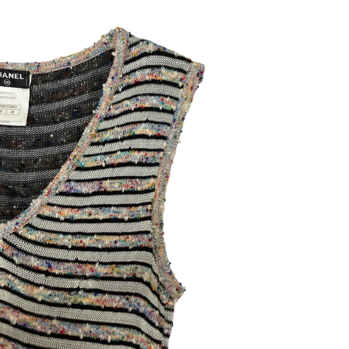 CHANELノベルティ　キャップ　オリーブ色 CHANEL(シャネル) ノースリーブニットトップP06441V00282