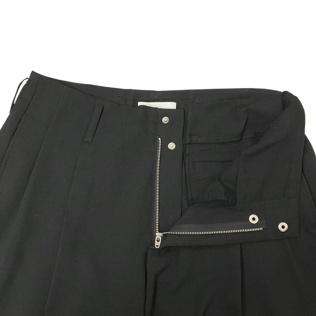 KAIKO スラックス　ブラック　サイズ2 KAIKO スラックス パンツ LOW RISE SLACKS レディース メンズ