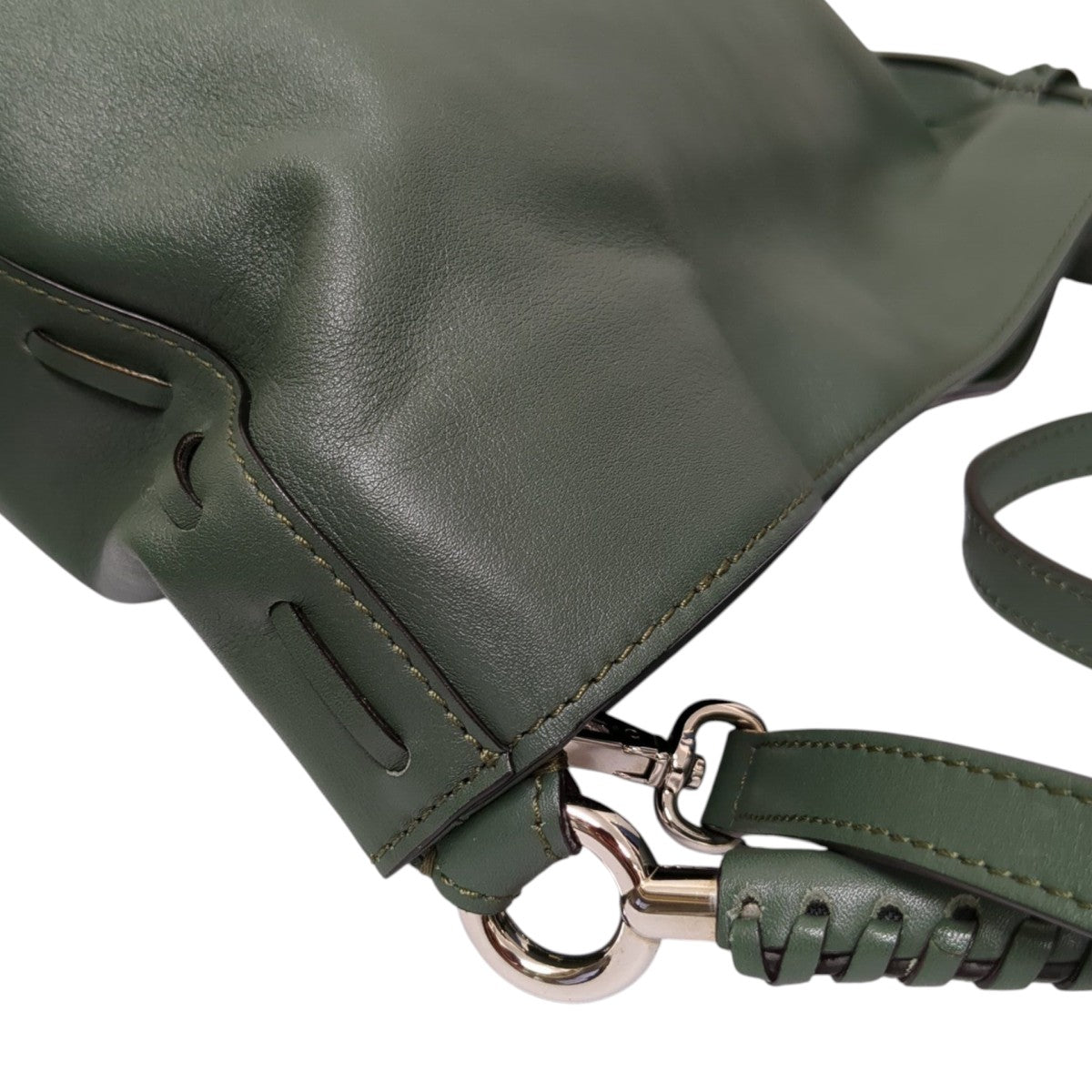 MaxMara(マックスマーラ) バケット2WAYショルダーバッグ グリーン