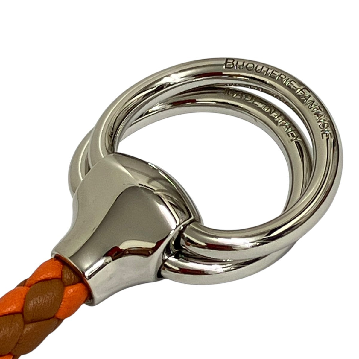 HERMES(エルメス) モール トレッセスカーフリング オレンジ
