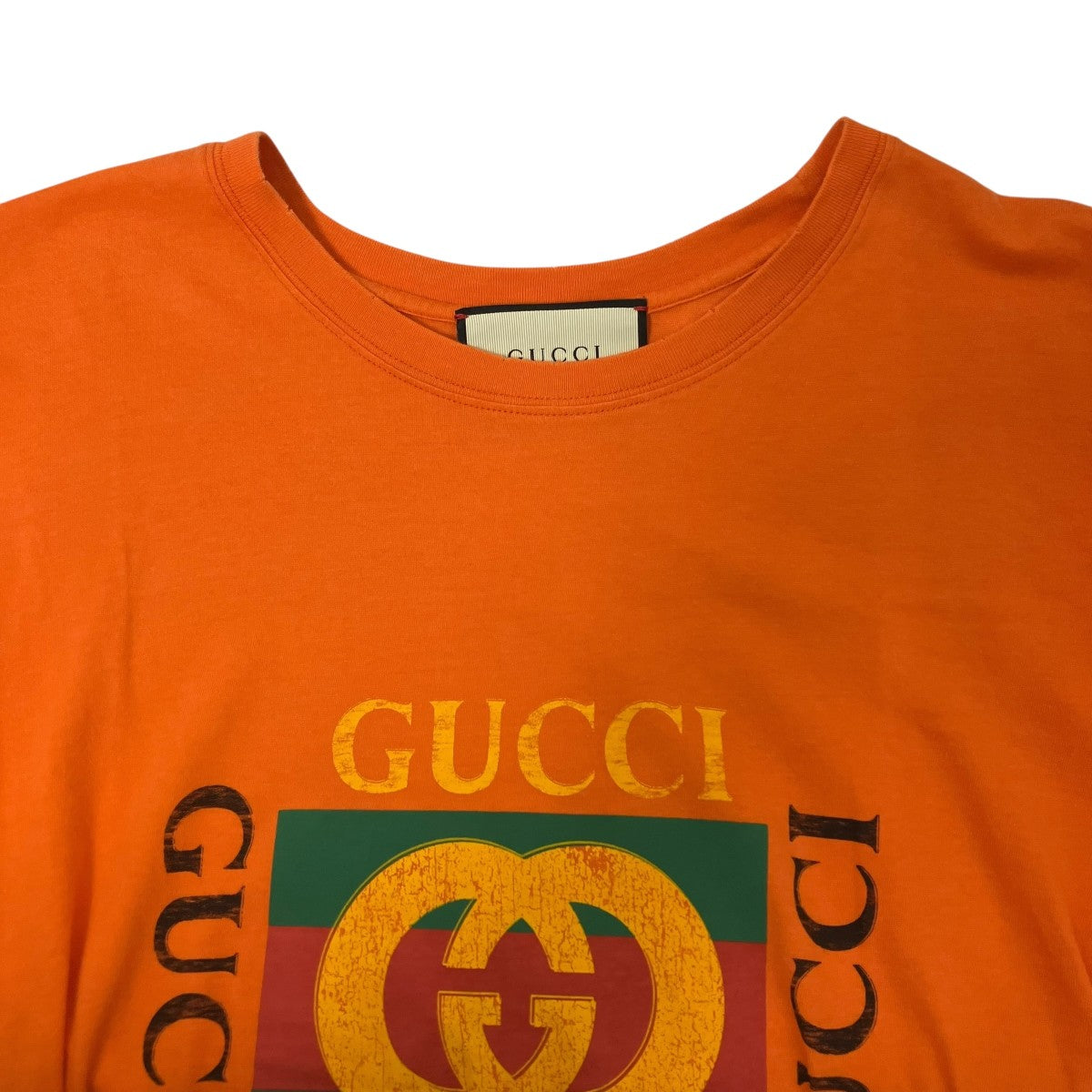 GUCCI グッチ Tシャツ ヴィンテージロゴ ヴィンテージ加工 ロゴ Gucci/グッチ｜ヴィンテージ ロゴ Tシャツ