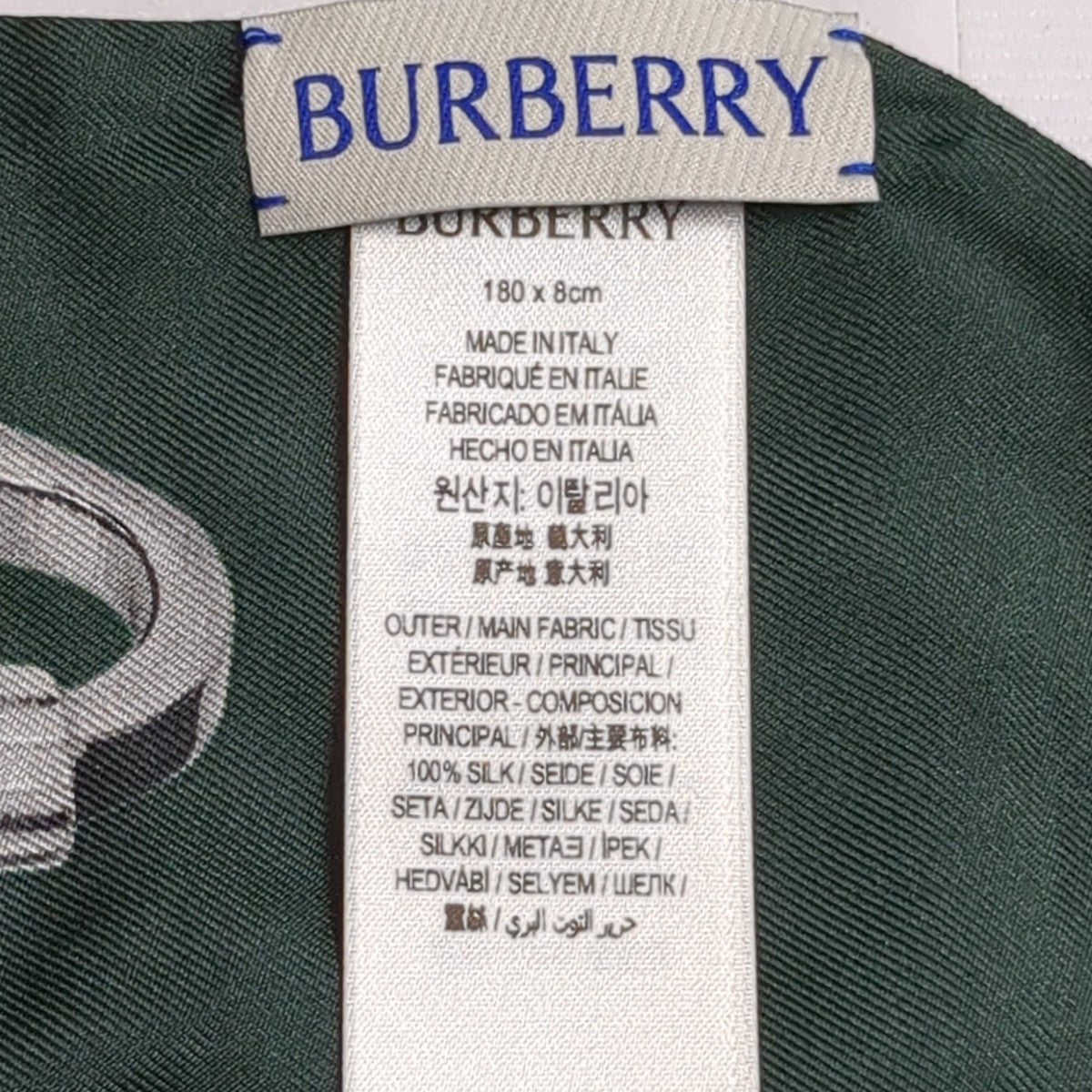 新品　未使用　バーバリーズ　シルクスカーフ 新品未使用】Burberry バーバリー スカーフ シルク100% チェック
