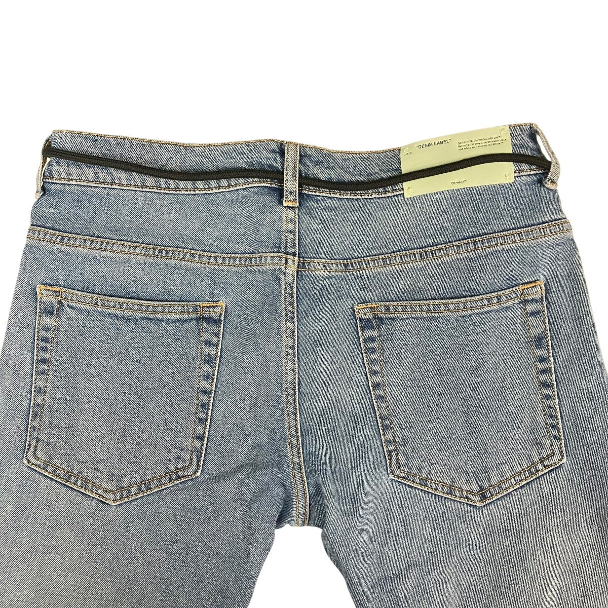 マ*ル様 OFF-WHITE デニムパンツ 楽天市場】Off-White SKINNY REGULAR LENGHT MEDIUM BLUE WAS / オフ