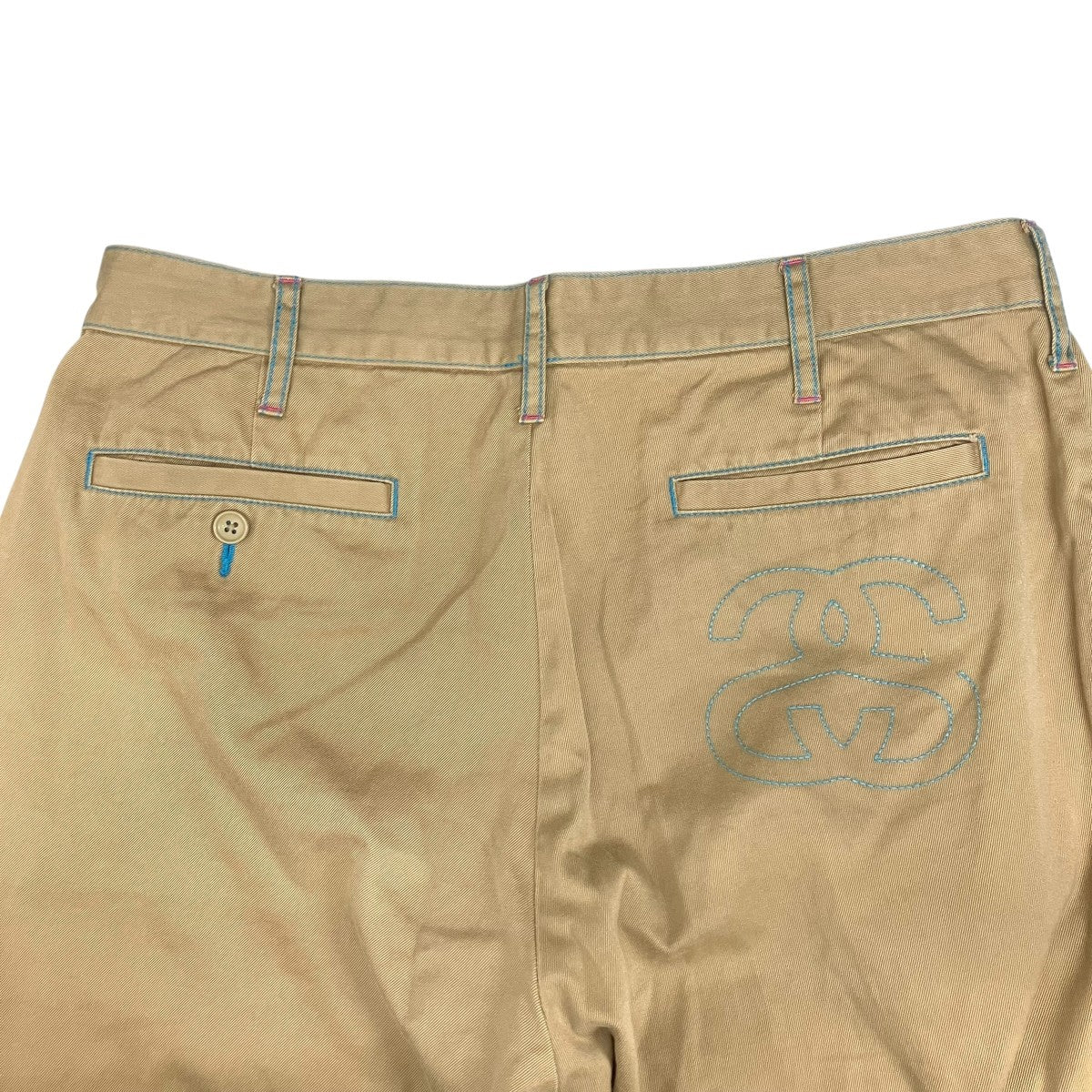 (古着)90s stussy チノパン　ストレート　cityboy old 古着)90s stussy チノパン ストレート cityboy old - パンツ価格