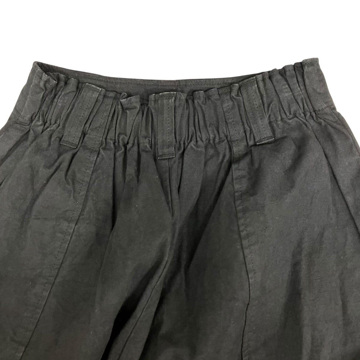 パドカレ　パンツ リネンレーヨンストレッチ テーパードパンツ | pas de calais