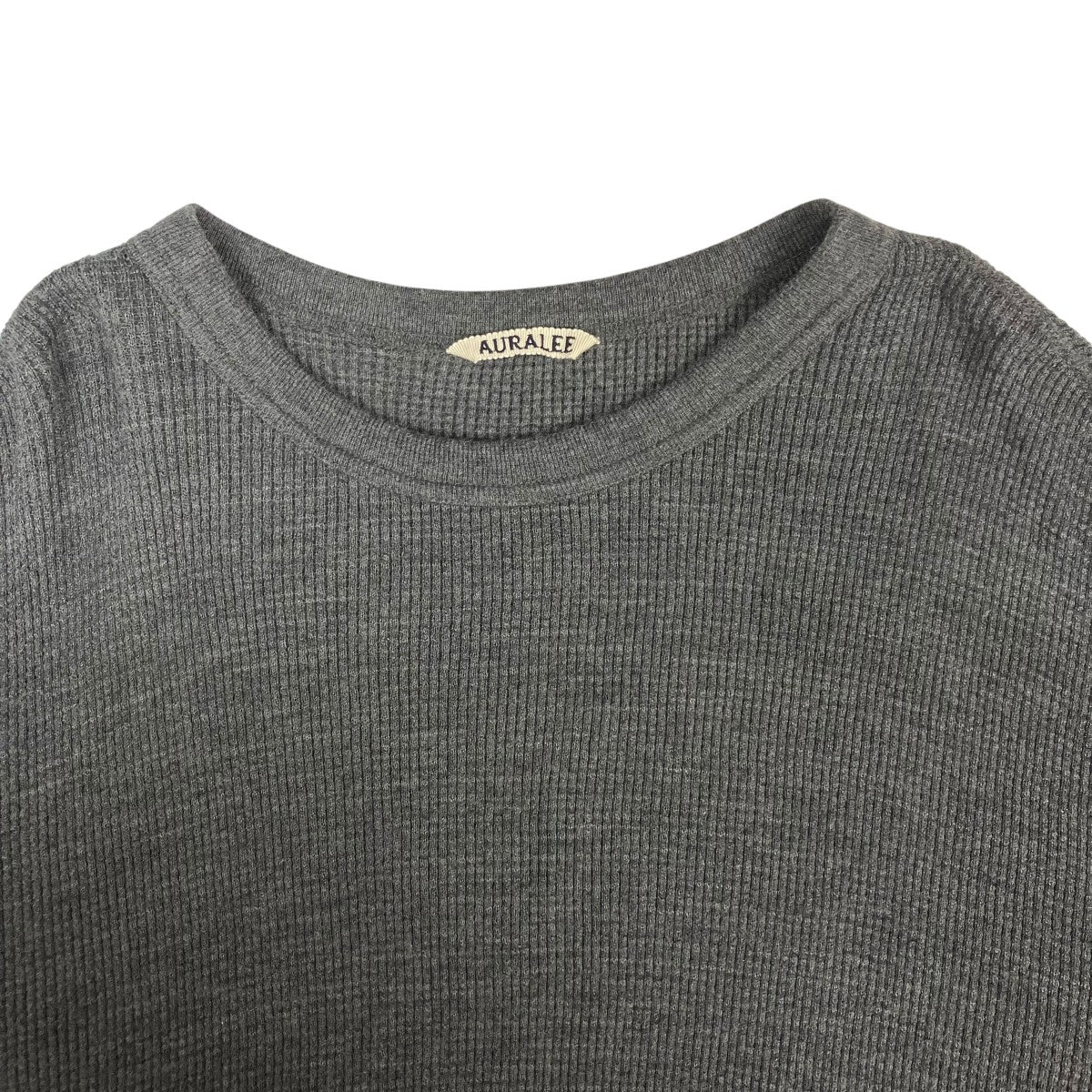 AURALEE(オーラリー) WOOL COTTON THERMAL P Oカットソー