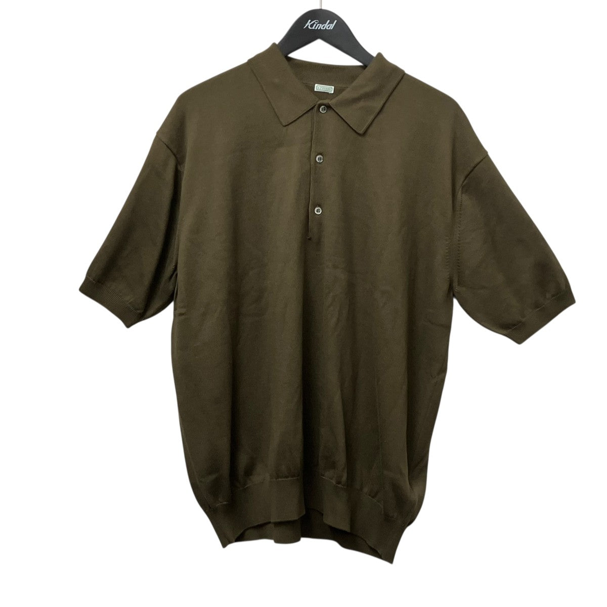 A．PRESSE(アプレッセ) Cotton Knit S S Polo Shirtsニット