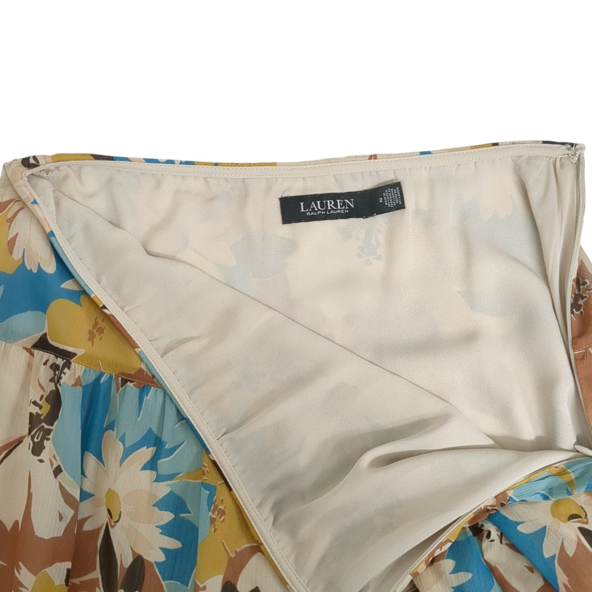 LAUREN RALPH LAUREN 花柄スカート 古着・中古-4枚目のアイテム画像