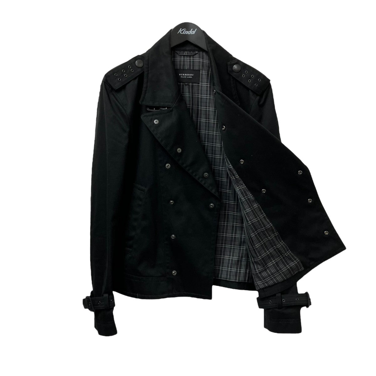 Burberry BLACK LABEL／ショート コート／Ｌサイズ ベージュ Burberry black label ll - Gem