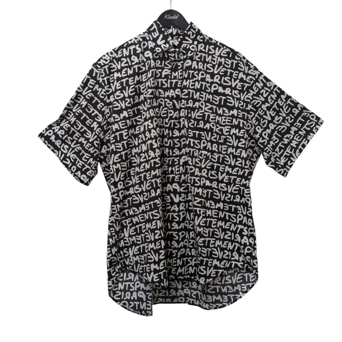 ヴェトモン Tシャツ　Mサイズ VETEMENTS(ヴェトモン) Tシャツ ブラック サイズ XS｜【公式