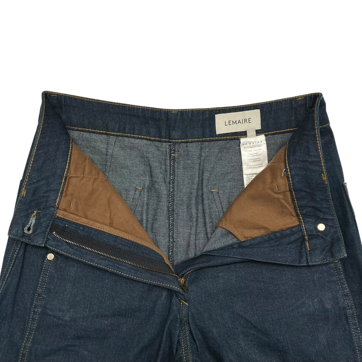 LEMAIRE TWISTED PANTSデニムパンツW211 PA220 LD061 古着・中古-4枚目のアイテム画像