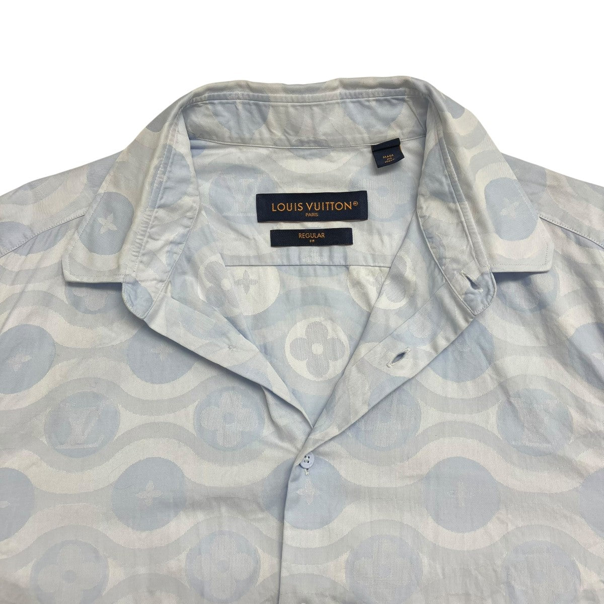 LOUIS VUITTON 半袖シャツ 40/15.5 ライトグレー LOUIS VUITTON(ルイヴィトン) シャツRM241F ZC5 HQFS6W RM241F ZC5