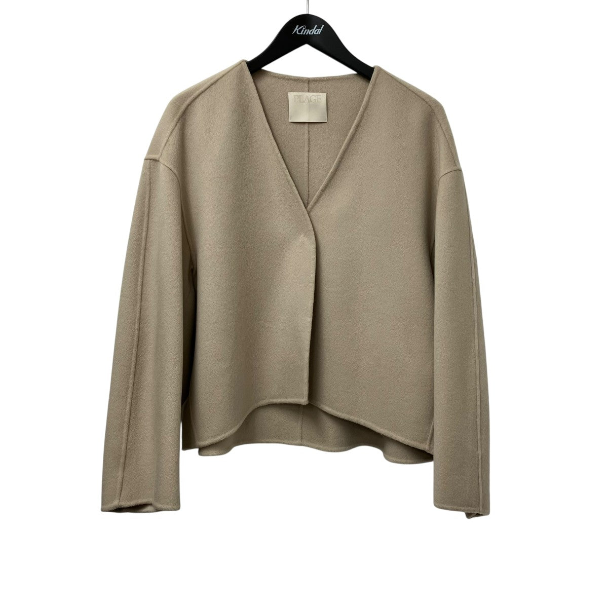 plageプラージュSILK NEP ジャケット セール】Sheer ジャケット（ノーカラージャケット）｜Plage