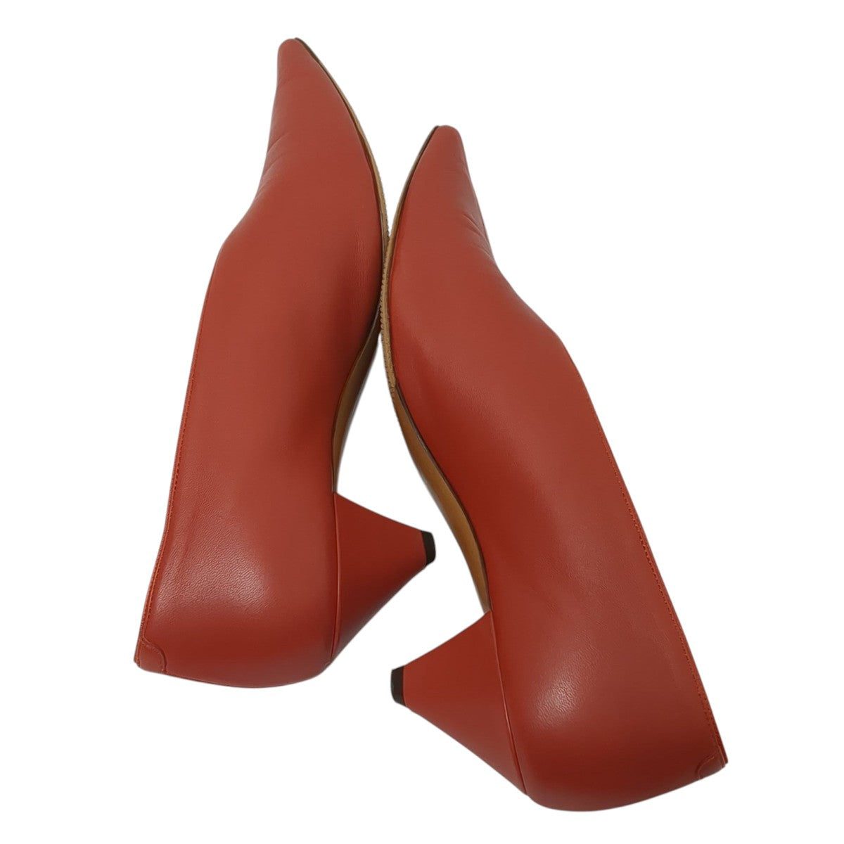 CELINE(セリーヌ) ポインテッドトゥパンプス レッド サイズ 37.5