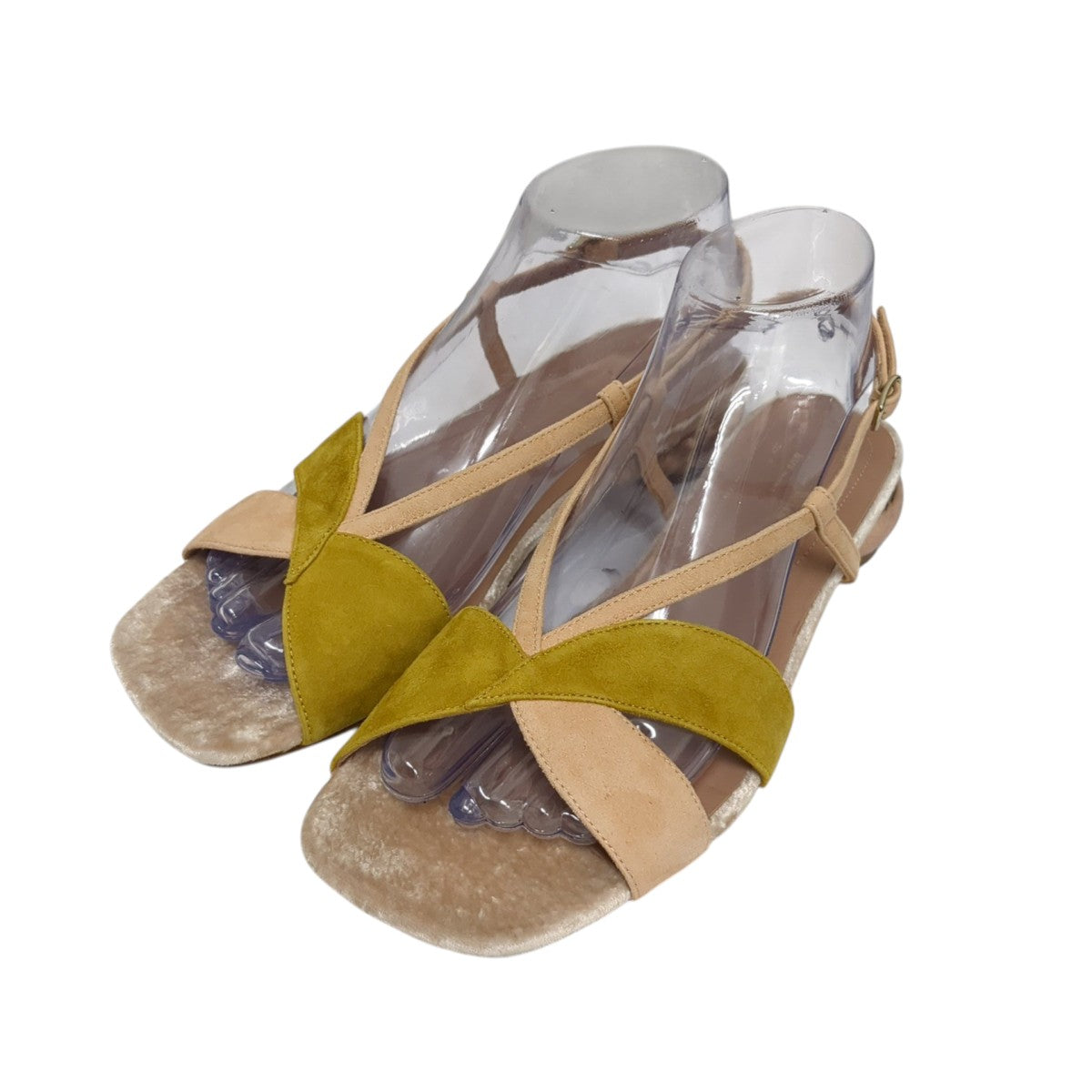 【匿名配送】 ドリスヴァンノッテン サンダル サイズ35 美品 DRIES VAN NOTEN(ドリスヴァンノッテン) サンダル ゴールド