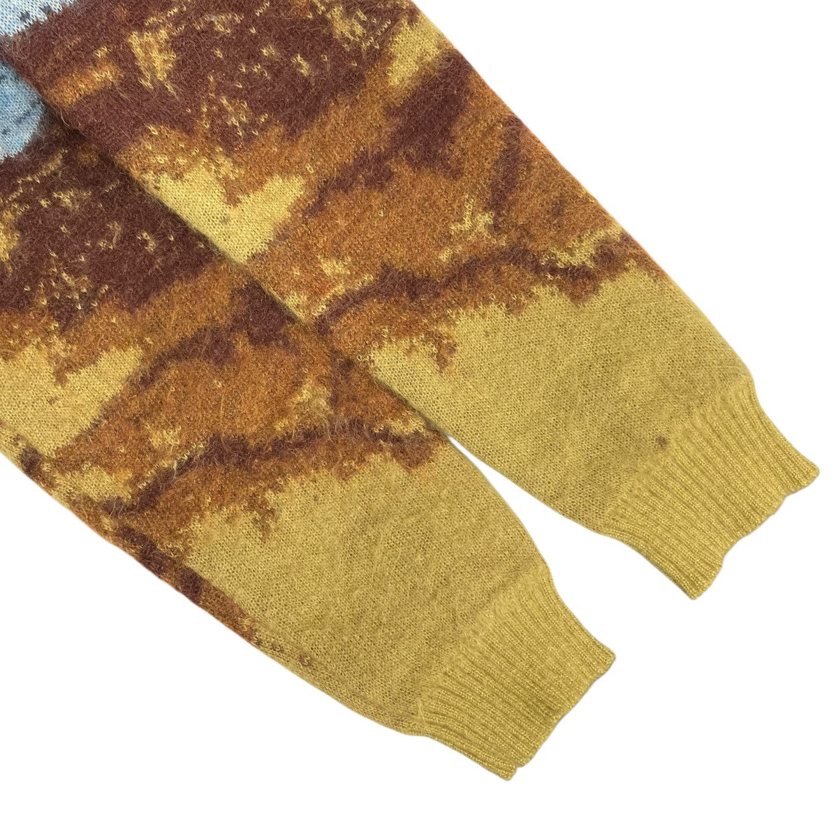 AMIRI(アミリ) Airplane Intarsia Mohair 2020カーディガン ブルー