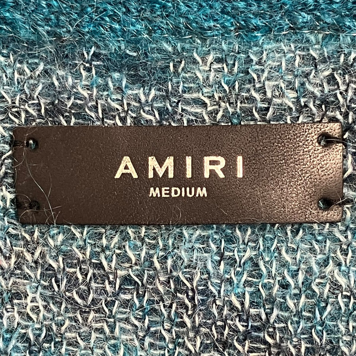 AMIRI(アミリ) Airplane Intarsia Mohair 2020カーディガン ブルー