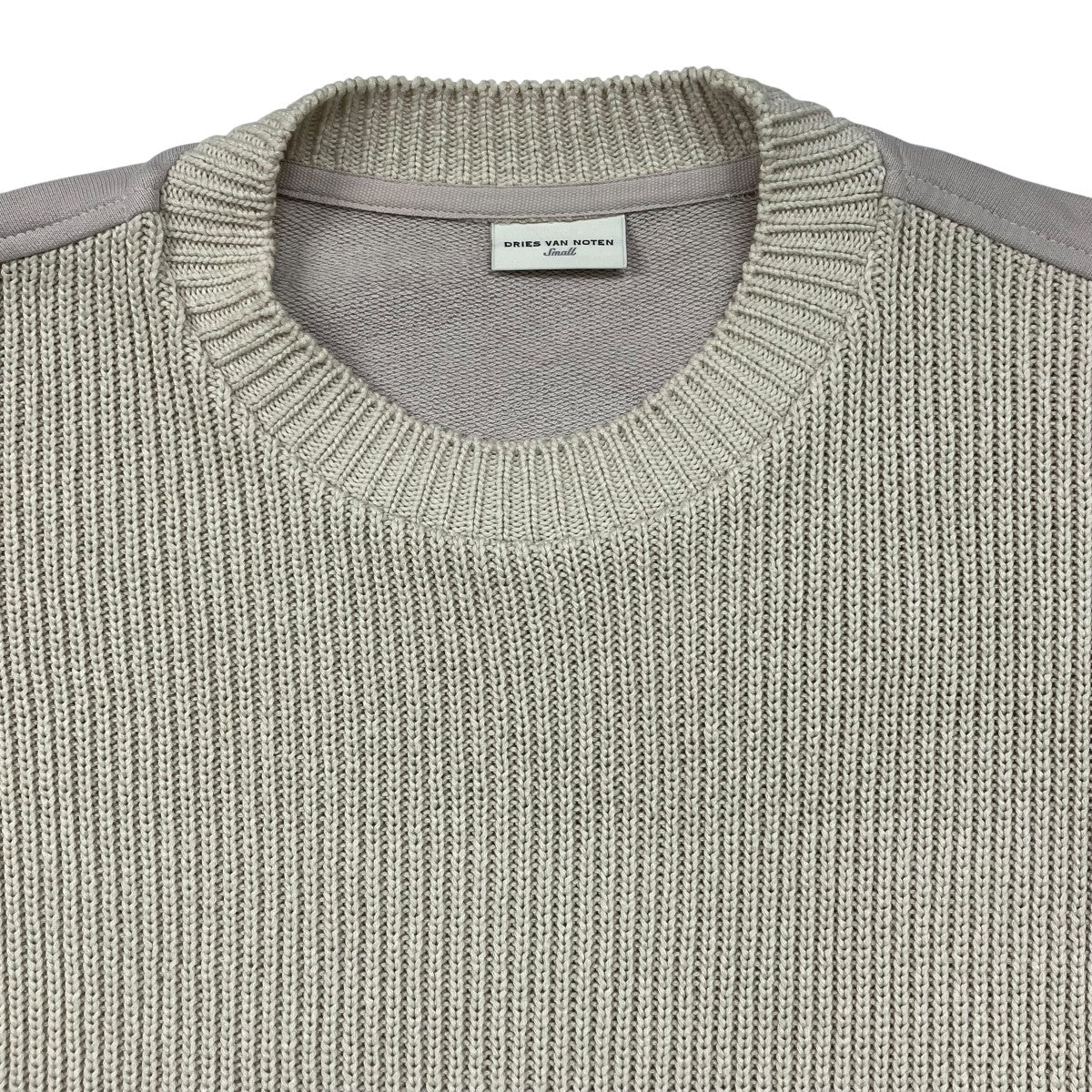 DRIES VAN NOTEN(ドリスヴァンノッテン) 18SSニット切替Tシャツ73-11