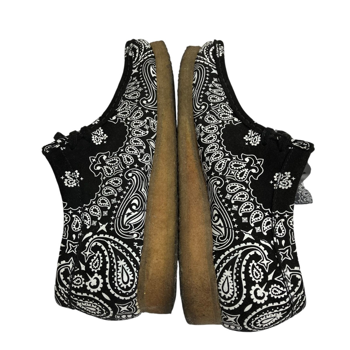 Supreme×Clarks Originals 19SSペイズリーシューズ ブラック×ホワイト
