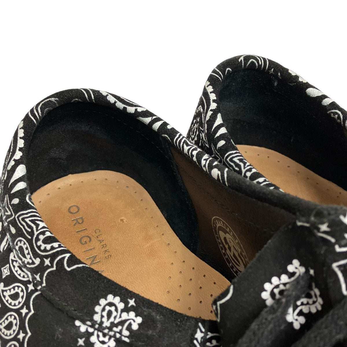 Supreme×Clarks Originals 19SSペイズリーシューズ ブラック×ホワイト