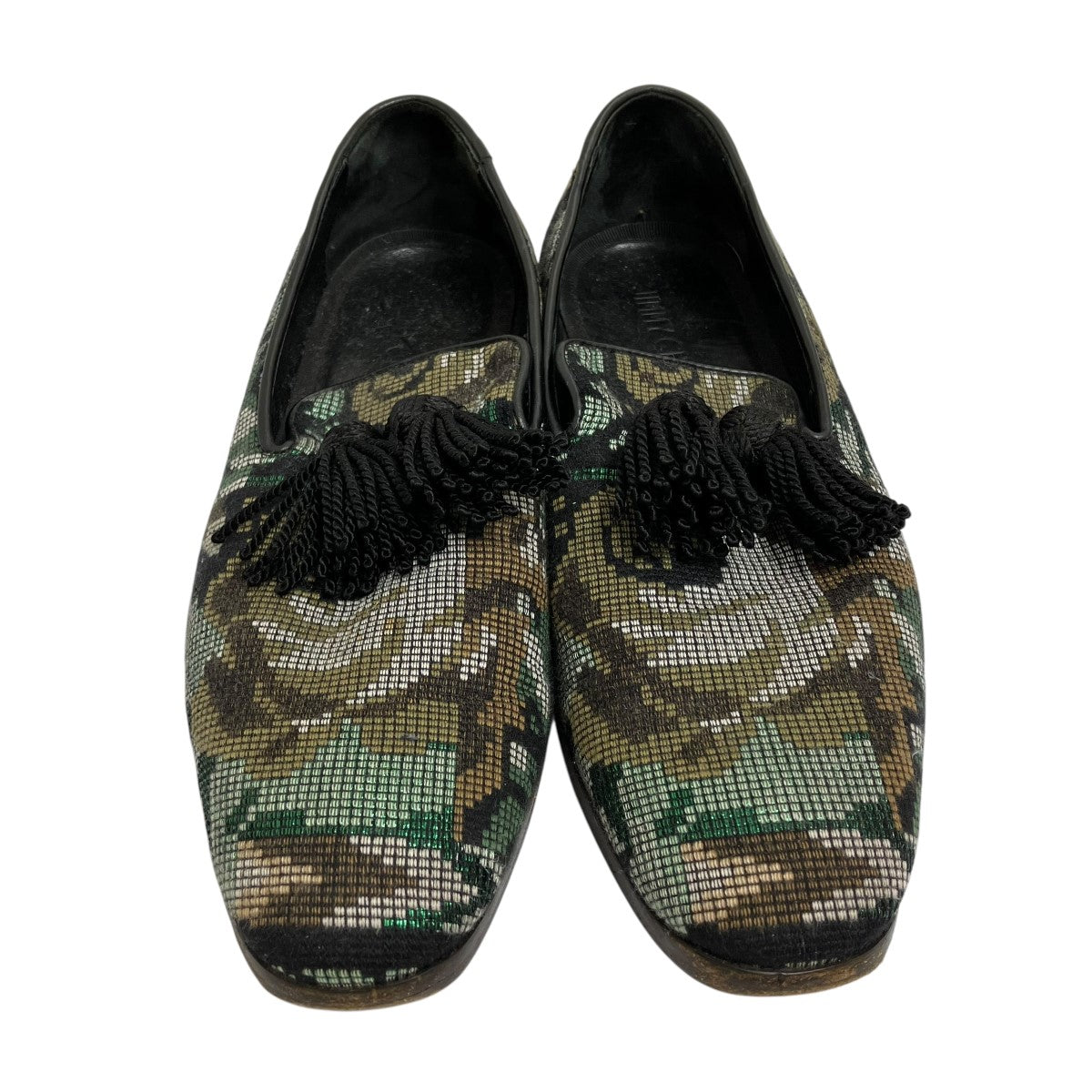 JIMMY CHOO カモ柄ローファー 古着・中古-5枚目のアイテム画像