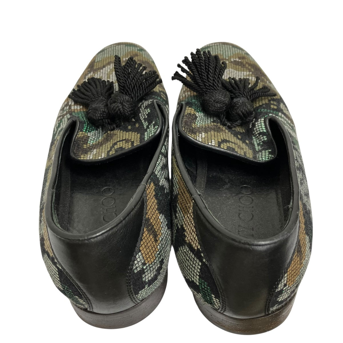 JIMMY CHOO カモ柄ローファー 古着・中古-7枚目のアイテム画像