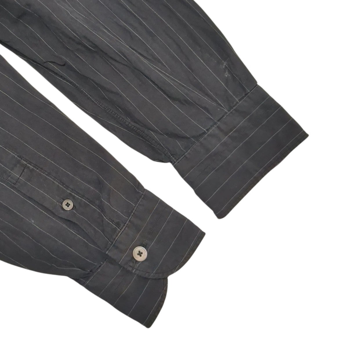 COMOLI(コモリ) ストライプバンドカラーシャツJ03-02002 J03-02002