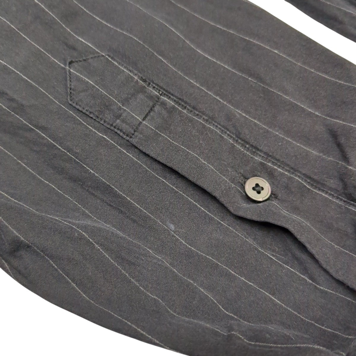 COMOLI(コモリ) ストライプバンドカラーシャツJ03-02002 J03-02002