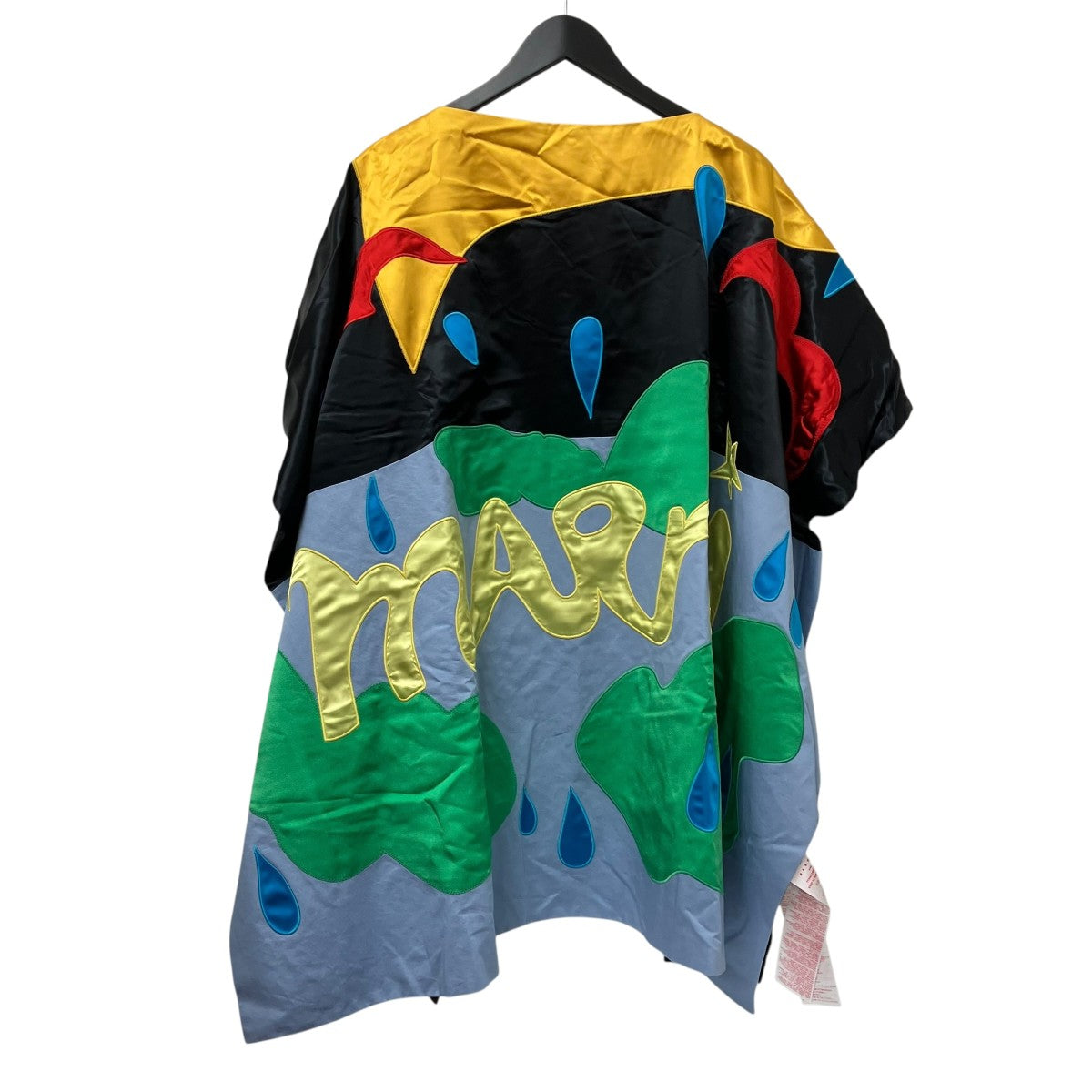 最終値下げ！MARNI マルニ  ウール デザインポンチョ ダークグレー MARNI（マルニ）コットンダメージクルーネックニット GCMG0210A0