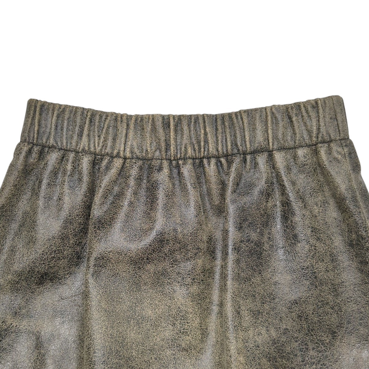MIU MIU レザースカートMPD591 古着・中古-4枚目のアイテム画像