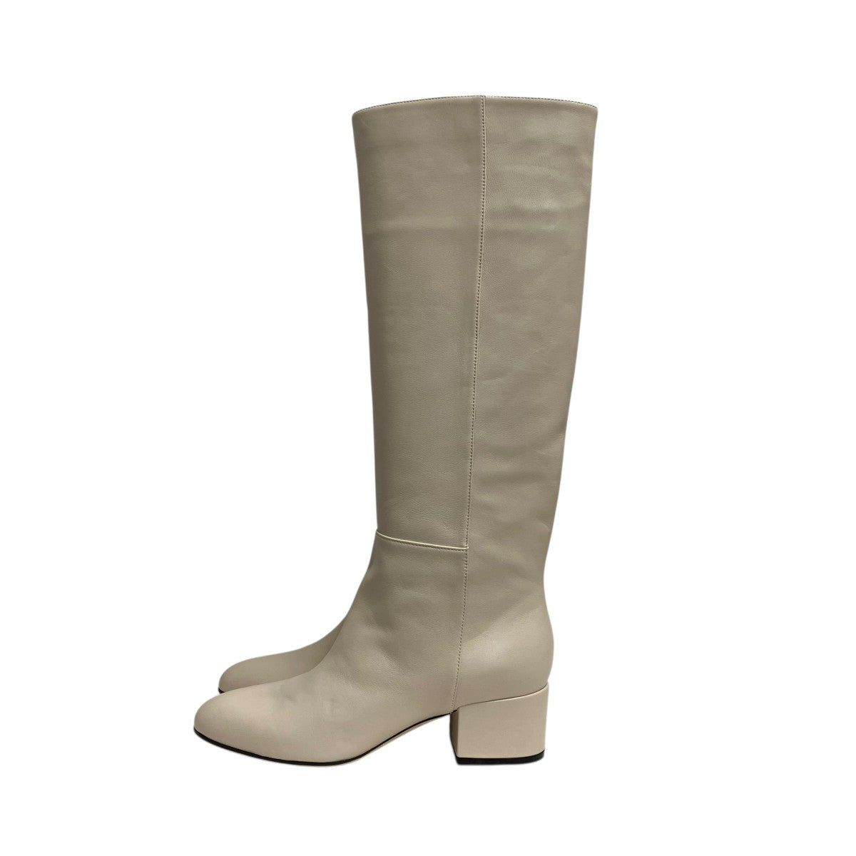 sergio rossi(セルジオロッシ) ロングブーツ アイボリー サイズ 37 1/2