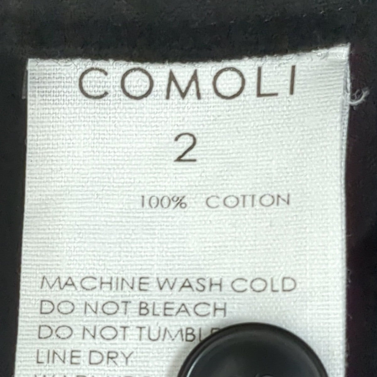 COMOLI 25AWコットンネルシャツジャケットC03-02002 古着・中古-6枚目のアイテム画像