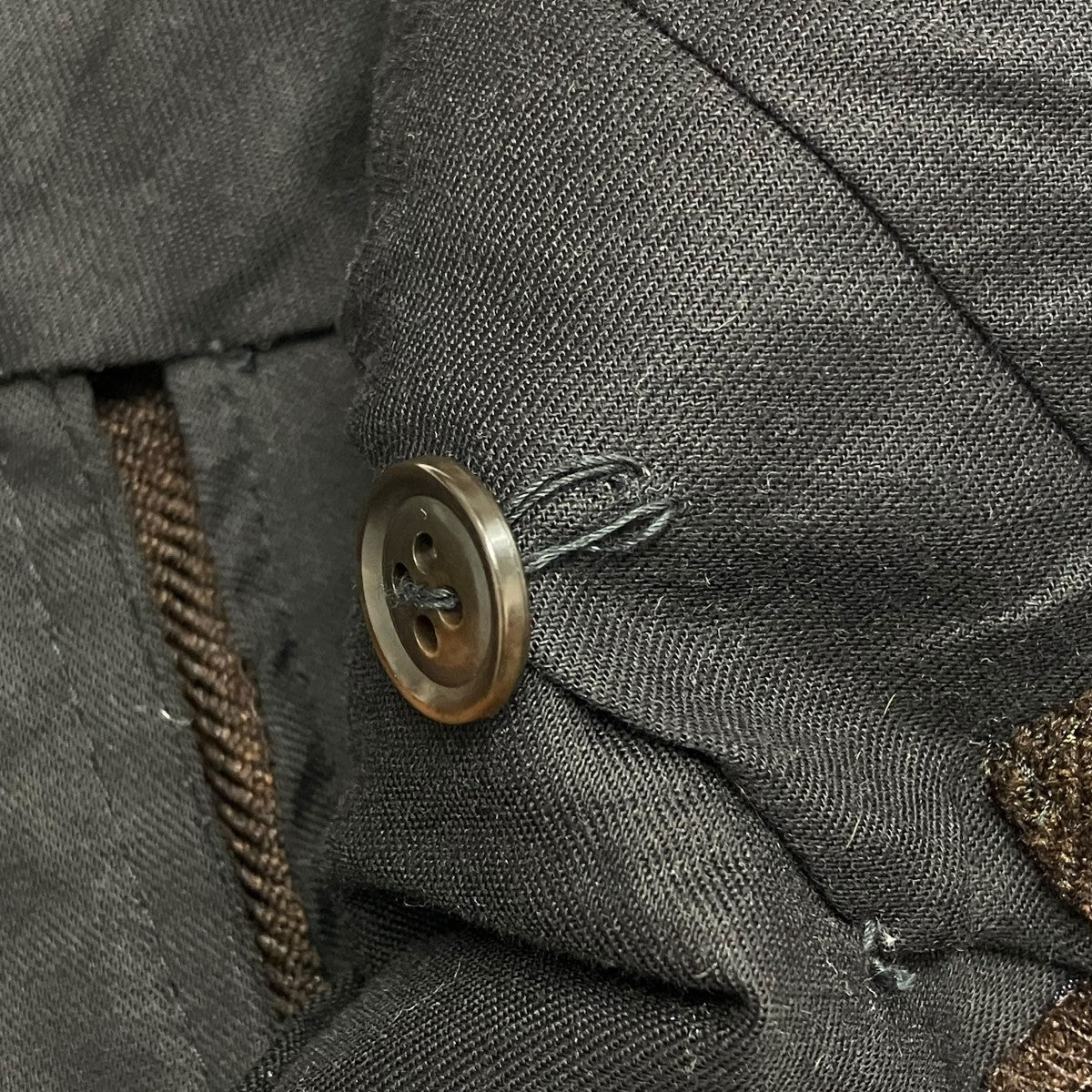 Side Tab TrouserウールパンツJO146