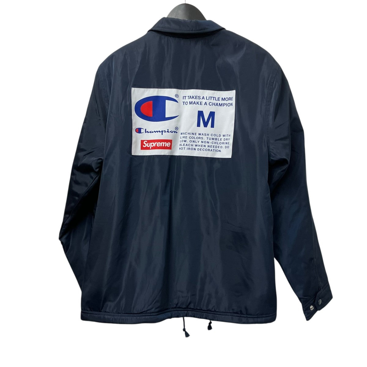 Supreme シュプリーム マルチ ワッペン コーチジャケット ネイビー Supreme - Supreme Champion Coaches Jacket Navy XLの通販 by
