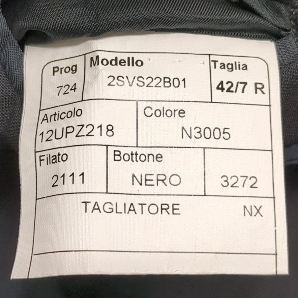 TAGLIATORE セットアップスーツ2SVS22B01 古着・中古-9枚目のアイテム画像