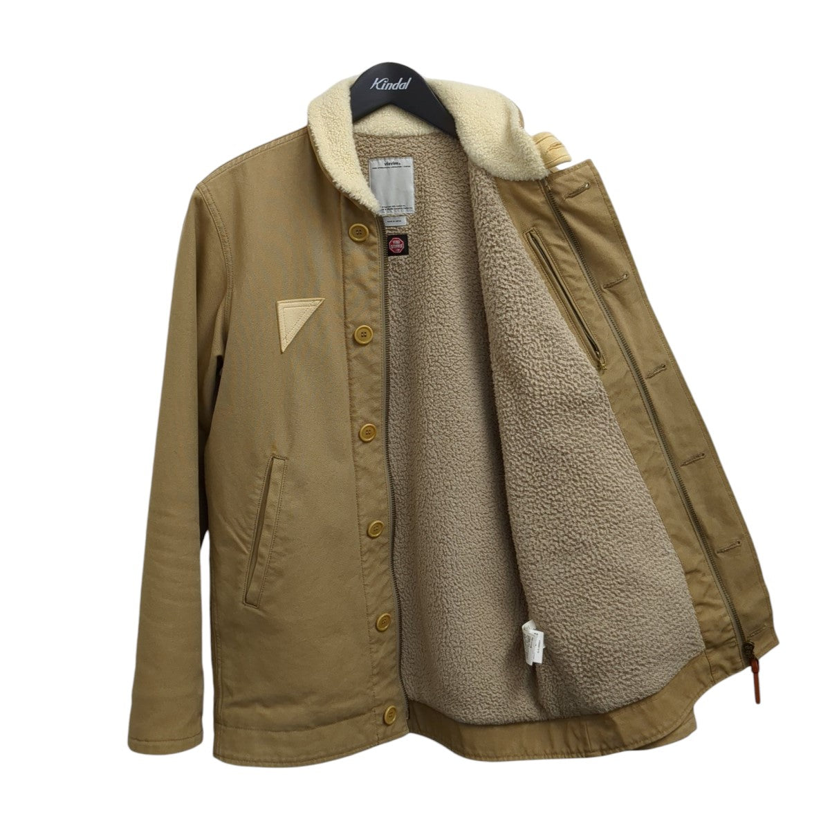 visvim CHIEF DECKHAND COAT NAVY サイズ4 visvim CHIEF DECKHAND COAT NAVY サイズ4 15AW ファッション