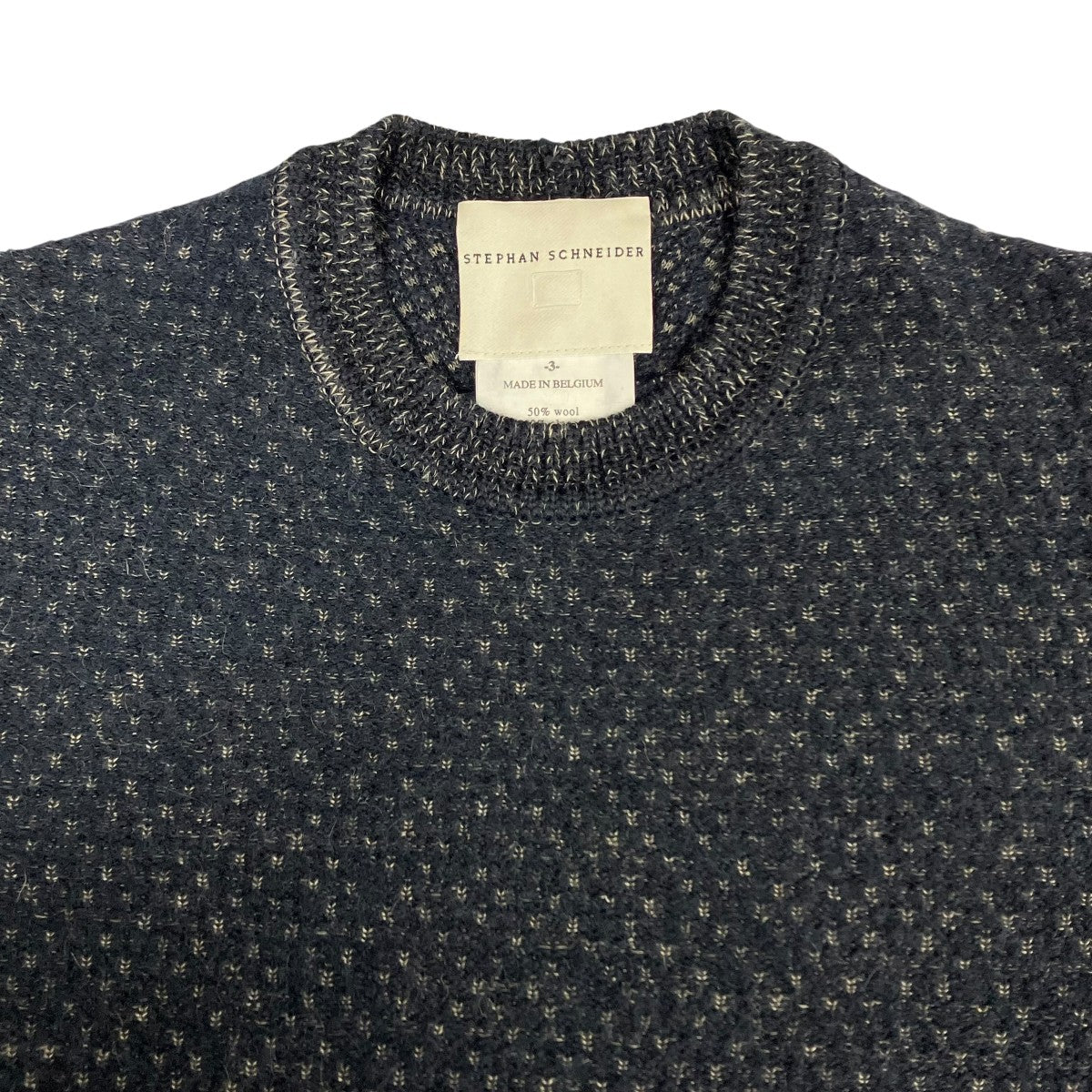 STEPHAN SCHNEIDER(ステファンシュナイダー) クルーネックニット38 38