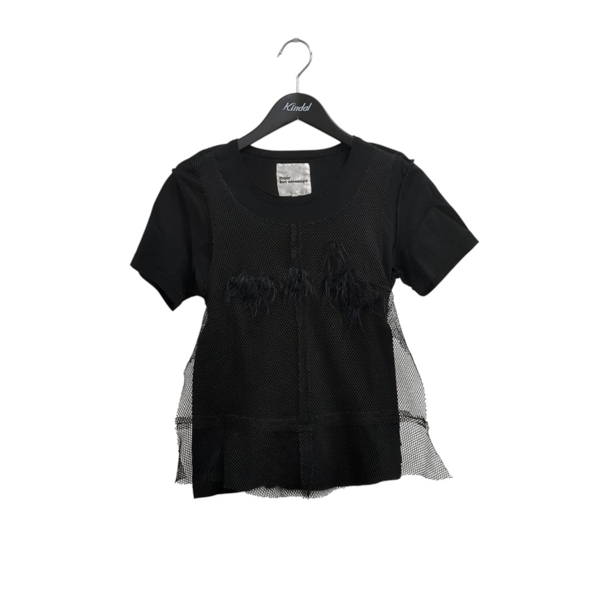 メッシュ ドッキング半袖カットソー3L-T002