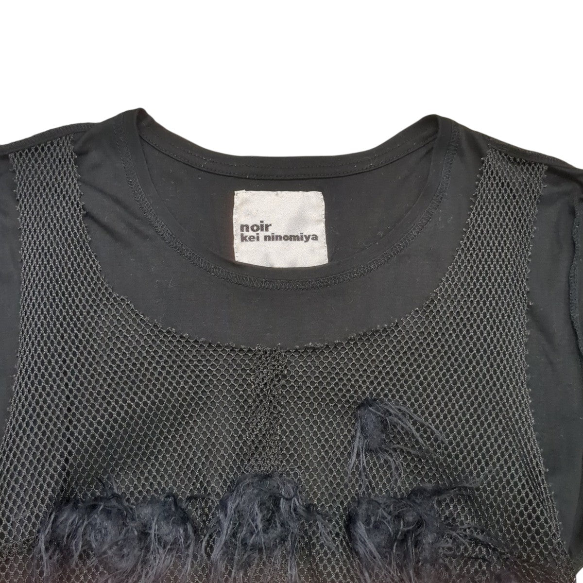 メッシュ ドッキング半袖カットソー3L-T002