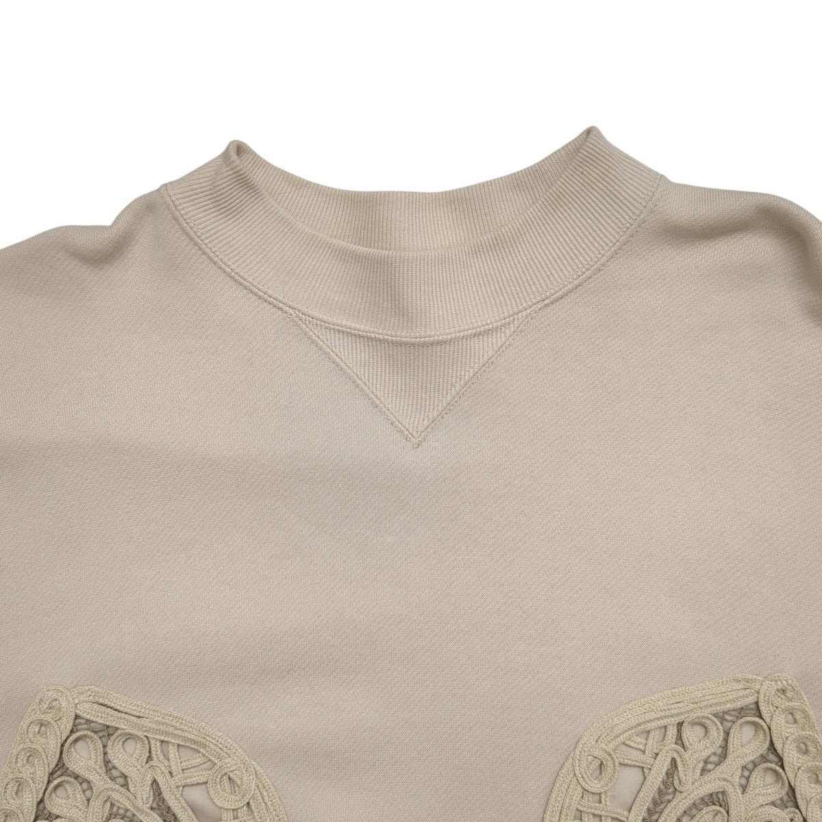 mame kurogouchi 25SSCording Embroidery Cropped SweatshirtスウェットMM25SS-JS051 古着・中古-3枚目のアイテム画像