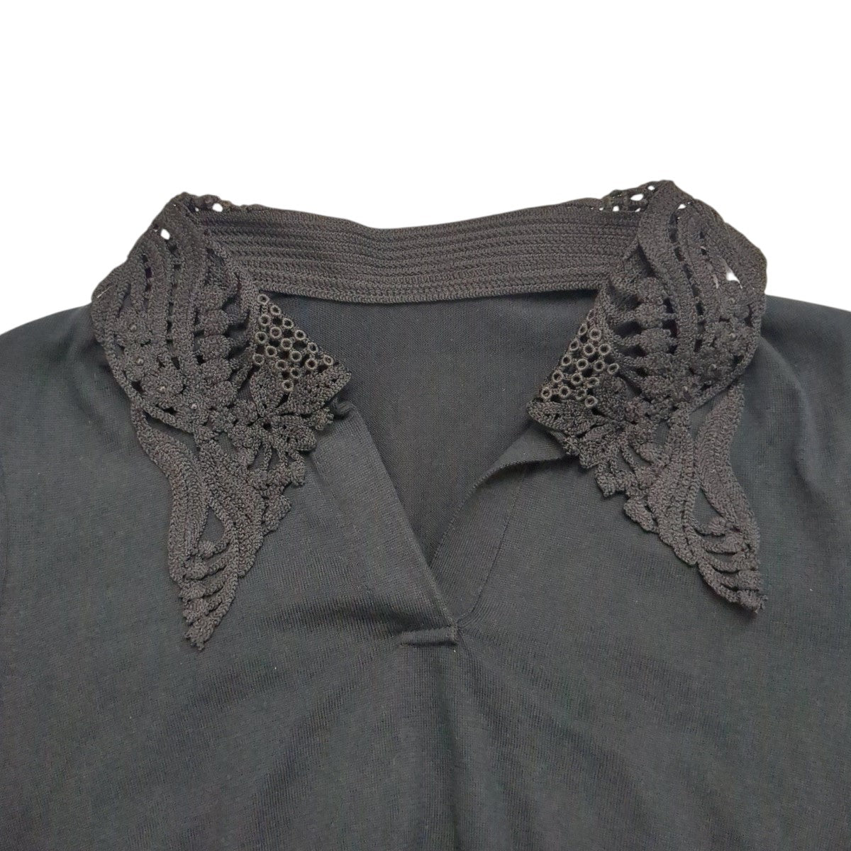 25AWEmbroidery Collar Knitted TopニットポロシャツMM25FW-KN037