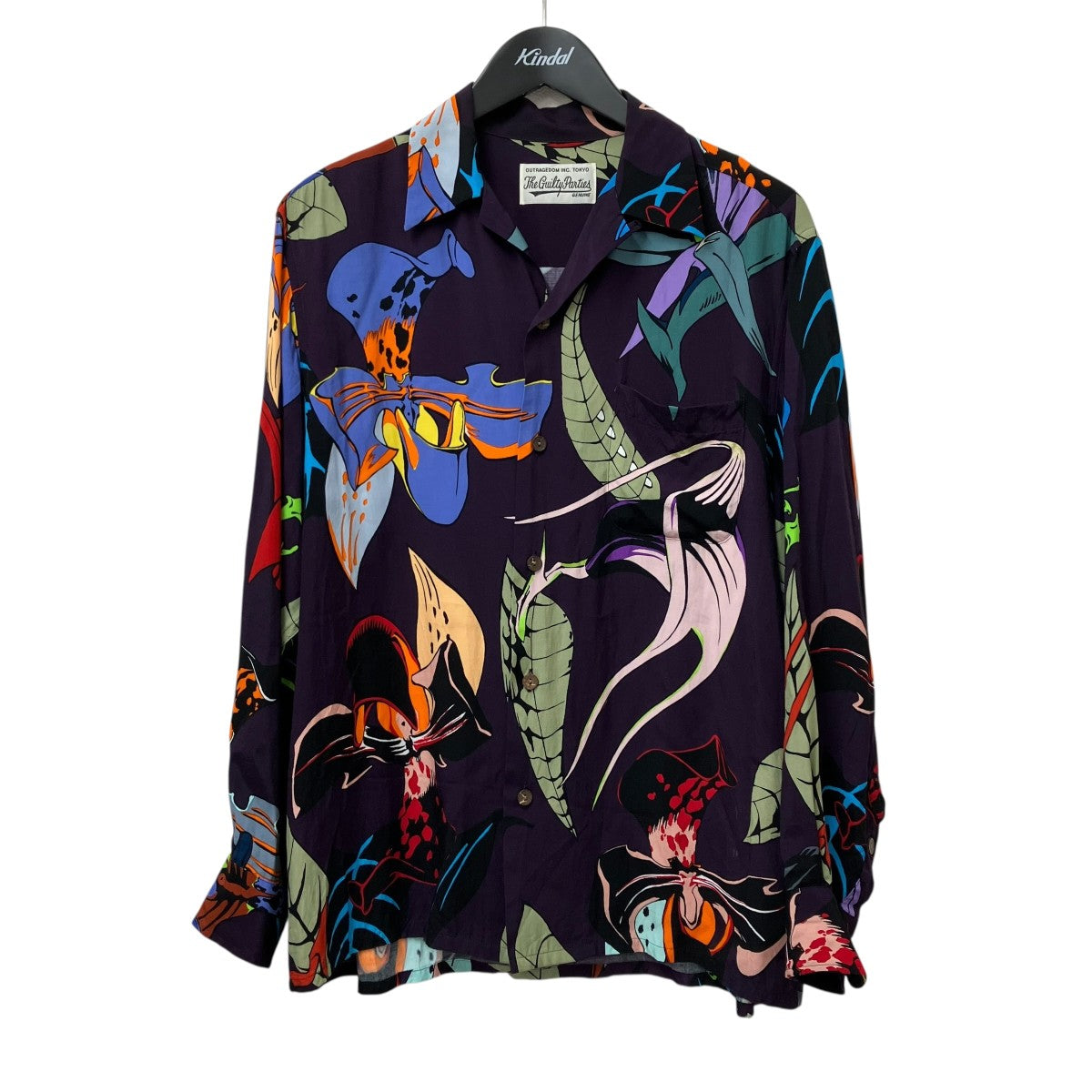 WACKO MARIA 百花図シャツ 古着・中古-1枚目のアイテム画像