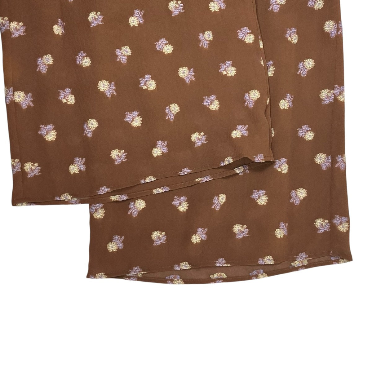 mame kurogouchi(マメクロゴウチ) Relaxed Pants With Small Flower