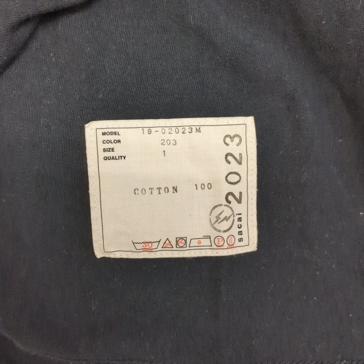 sacai×FRAGMENT DESIGN Tシャツ19-02023M 古着・中古-6枚目のアイテム画像