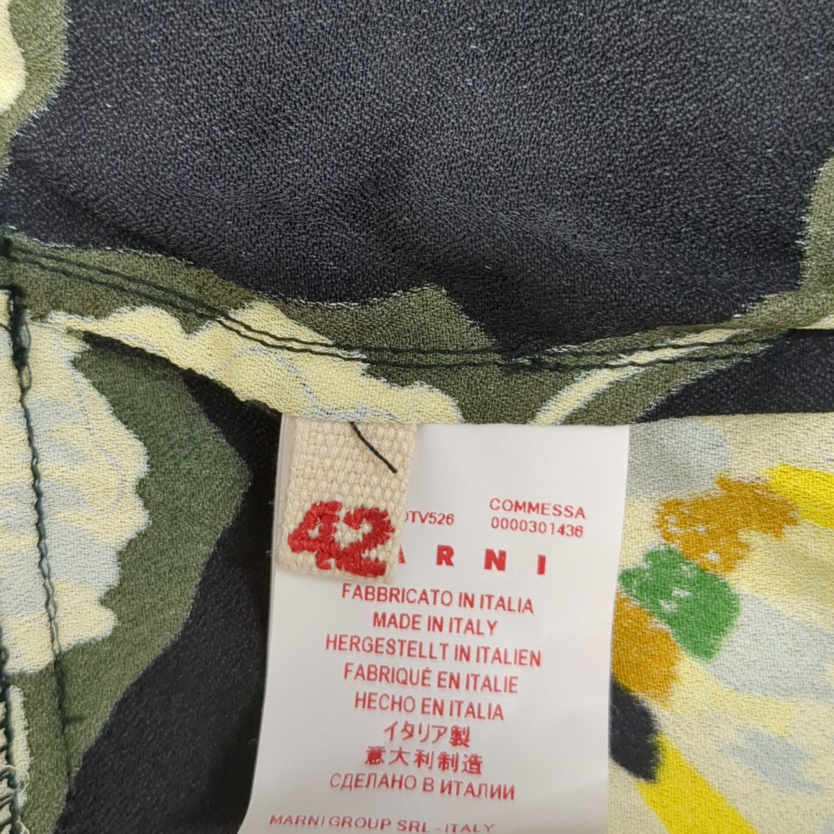 MARNI ノースリーブワンピースABMAV46J00TV526 古着・中古-6枚目のアイテム画像