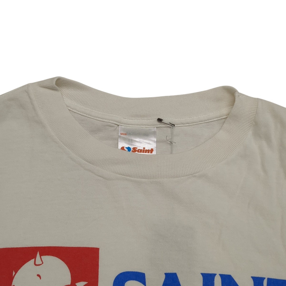 SAINT MICHAEL SS TEE INSANEフロントプリントTシャツTシャツSM-HR8-0000-026 古着・中古-3枚目のアイテム画像