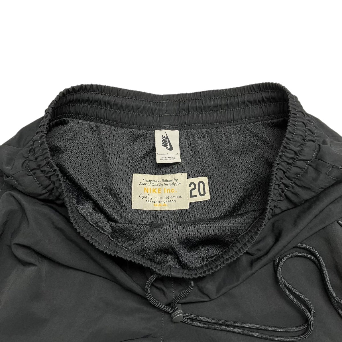 NIKE×FEAR OF GOD×NBA ナイロンパンツCU4684-010 CU4684-010 ブラック