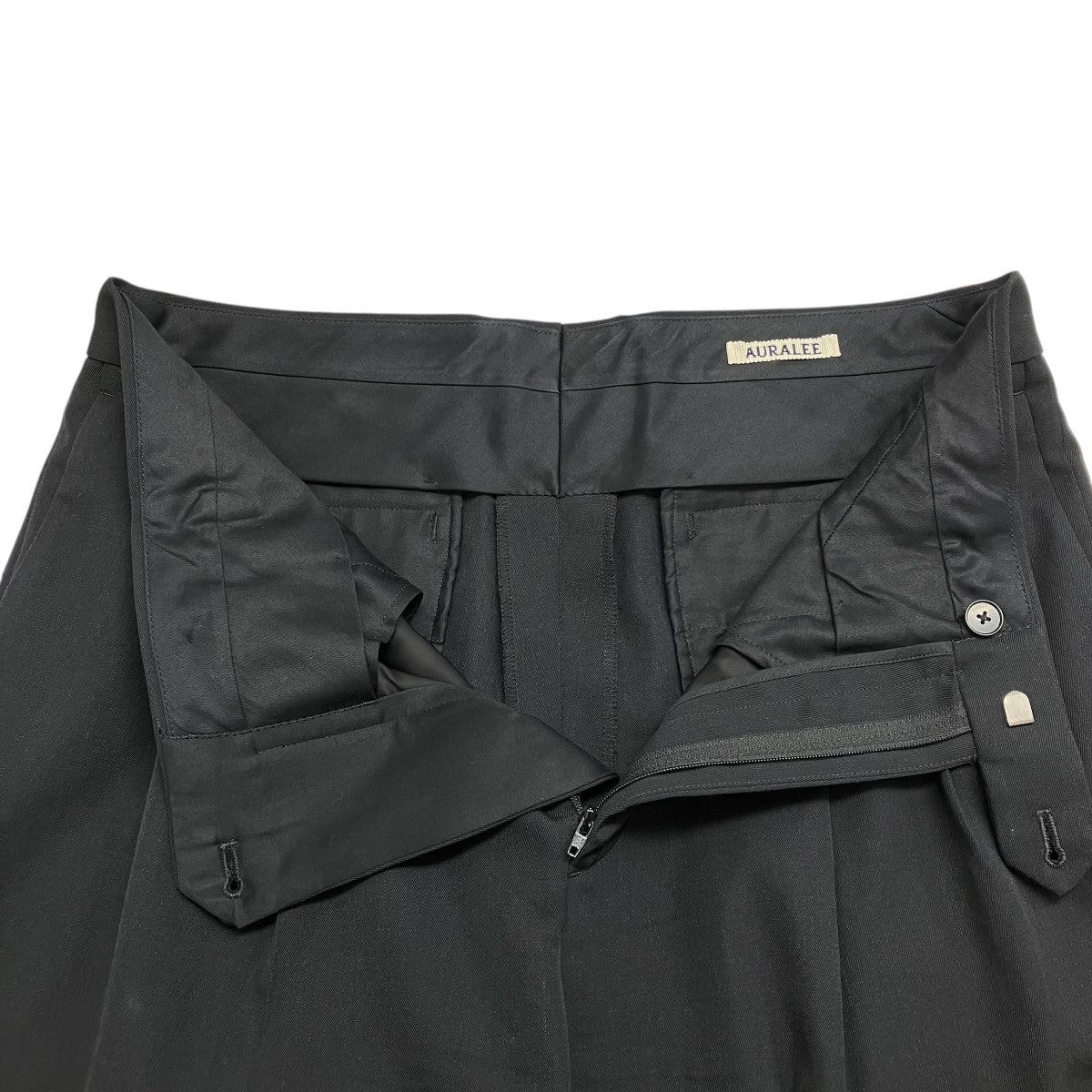 AURALEE(オーラリー) LIGHT WOOL MAX GABARDINE TWO-TUCK SLACK