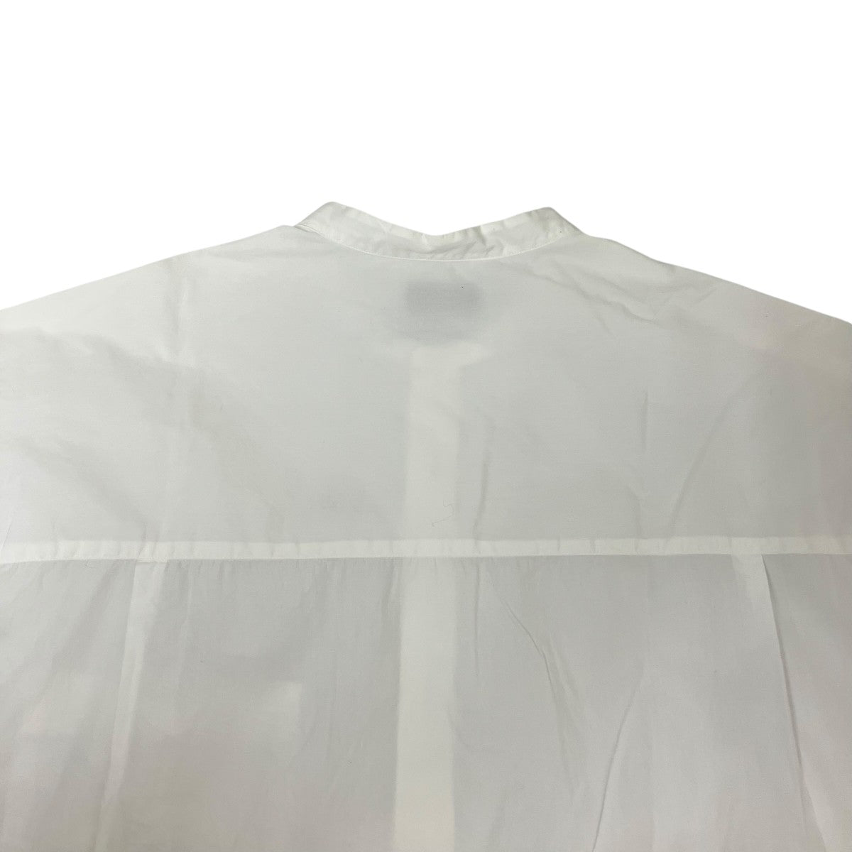 Graphpaper BROAD S S OVERSIZED BAND COLLAR SHIRT半袖シャツGM231-50083B 古着・中古-4枚目のアイテム画像